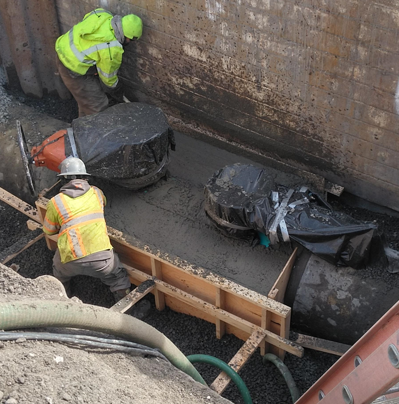 Wellington concrete tap pit